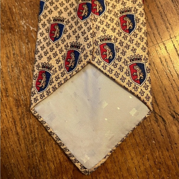 Oscar de la Renta 100% Silk Elegant Patterned Men's Tie EUC!! - Picture 6 of 8